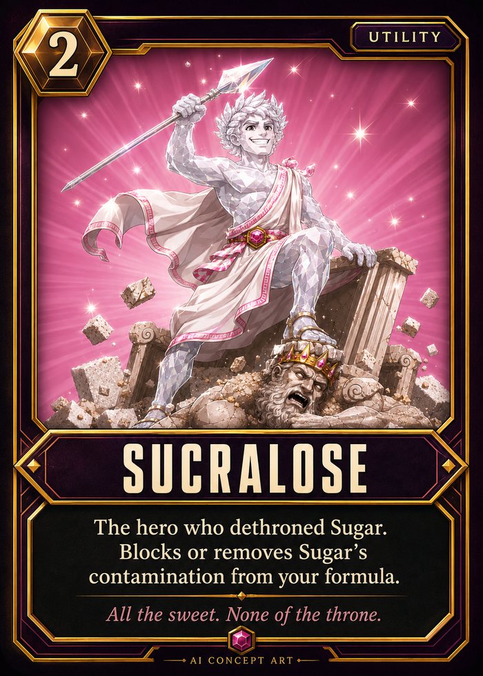 Sucralose, the hero who dethroned Sugar